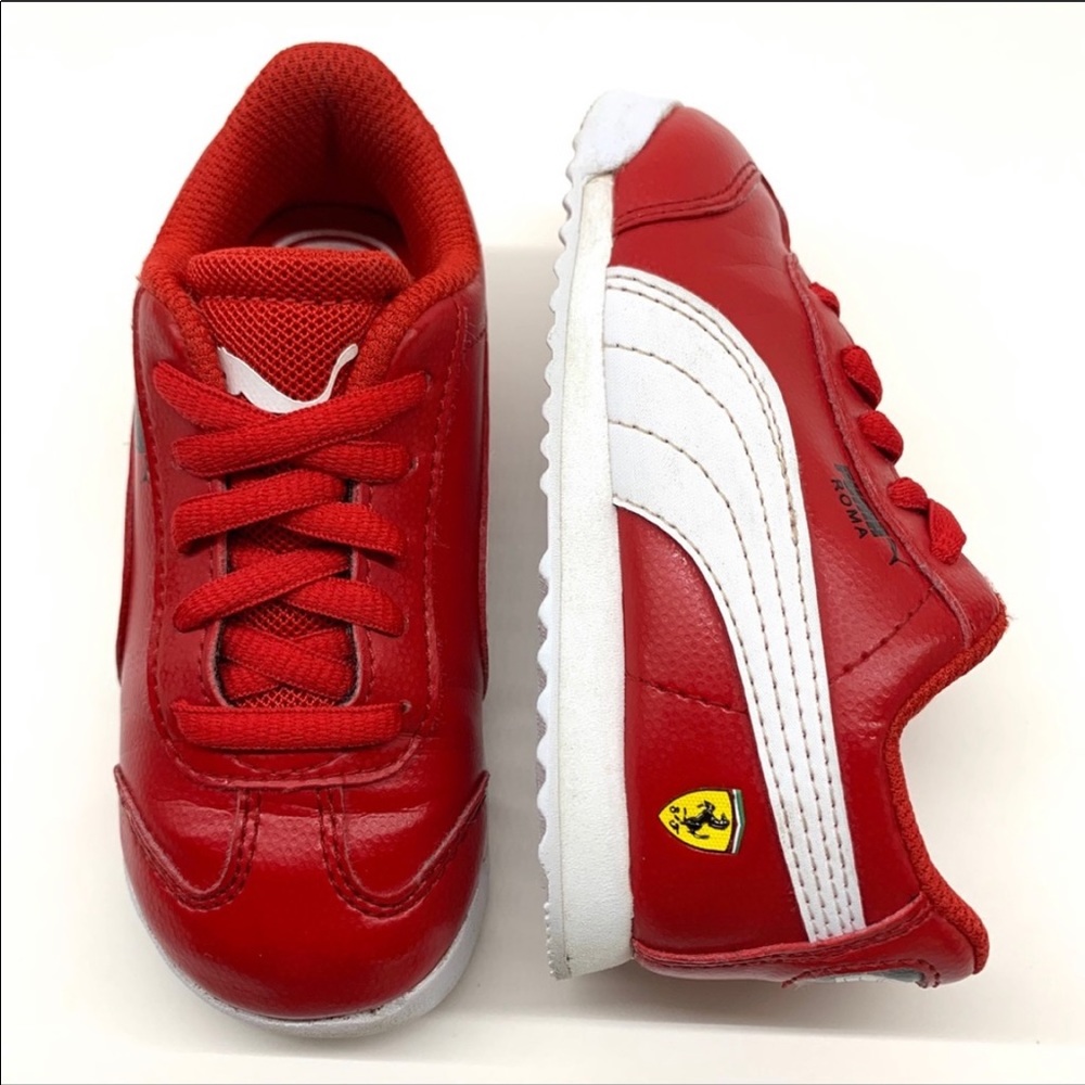 Puma Ferrari Rosso Corsa Red Shoes Toddler 8C